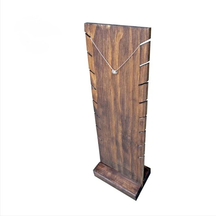 Wood Display Stand For Necklace