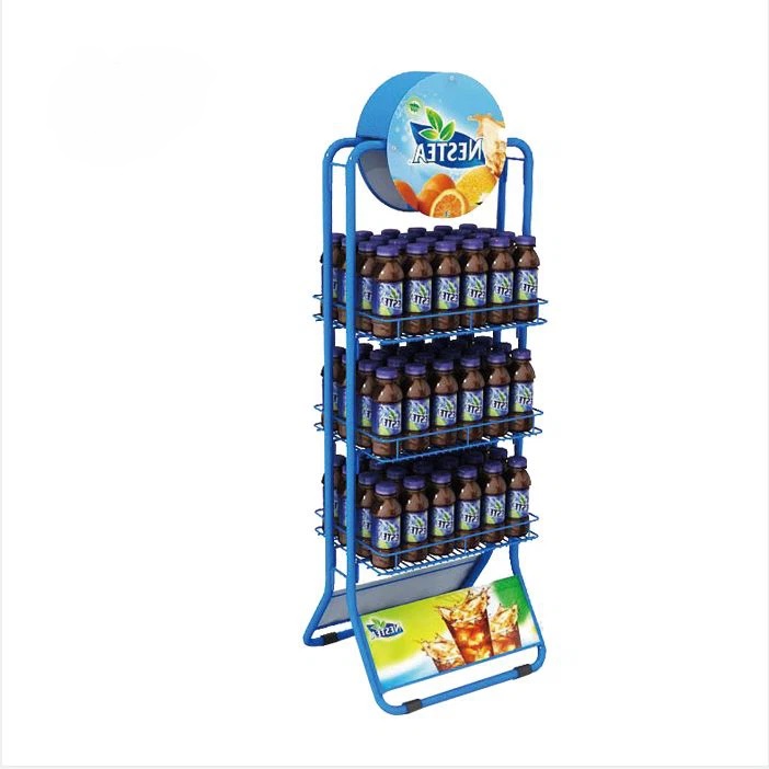 Beverage Metal Industrial Art Display Stand