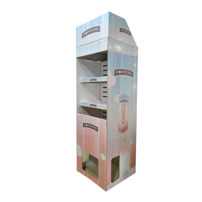 Innovative Design Cardboard Cooler Display Stand - Image 2